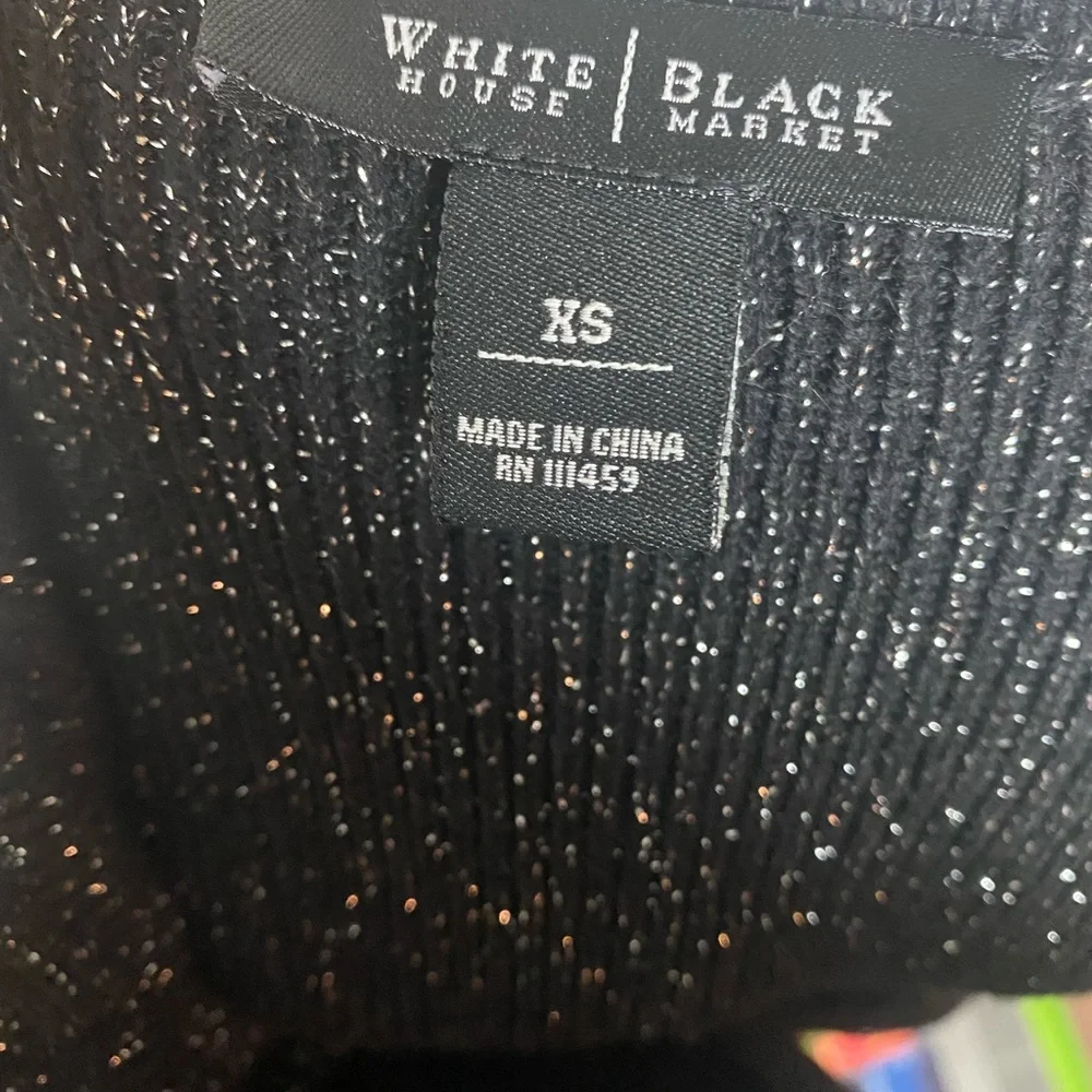 White House Black Market Glitter Knit Dress - Picture 4 of 4